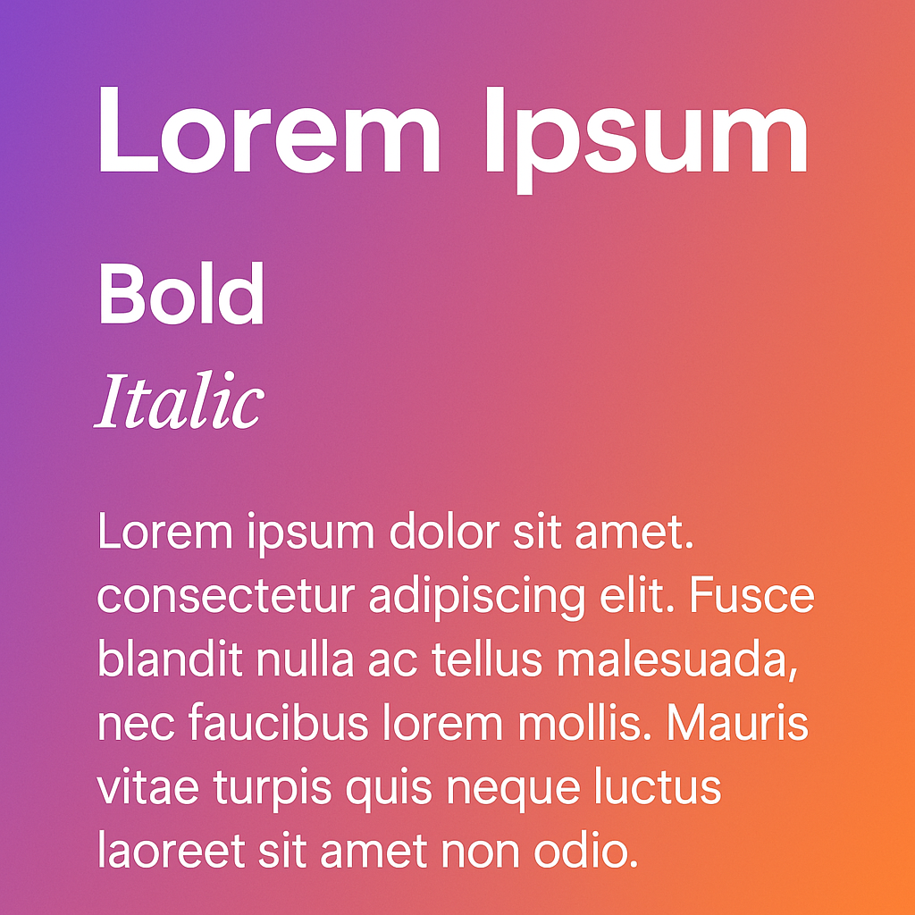 Typography
